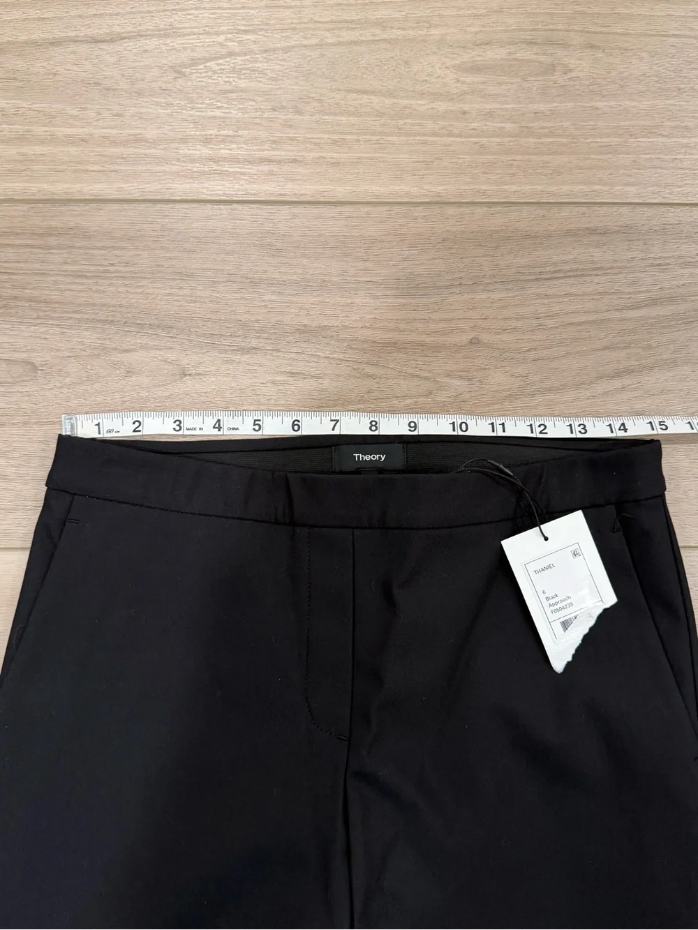 Theory Thaniel Approach Pants Black 6 NWT